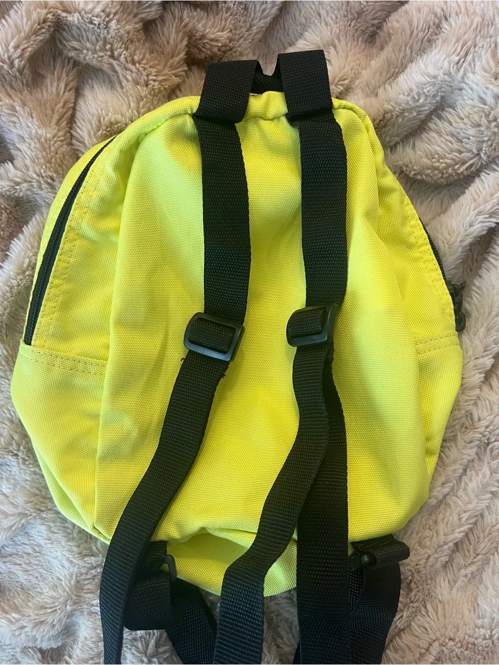 Vans Bright Yellow Mini Backpack with Black Trim